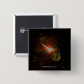 Centaurus A Button (Vorne & Hinten)