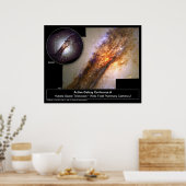 Centaurus A Galaxy Hubble Telescope Poster (Küche)