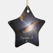 Centaurus A=NGC 5128 Keramik Ornament (Rechts)