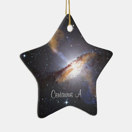 Centaurus A=NGC 5128 Keramik Ornament (Rechts)