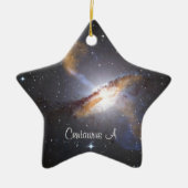 Centaurus A=NGC 5128 Keramik Ornament (Vorne)