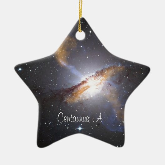 Centaurus A=NGC 5128 Keramik Ornament (Vorne)
