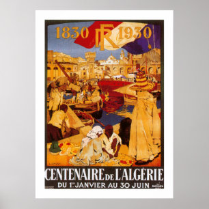 Centenaire de L'Algerie Poster