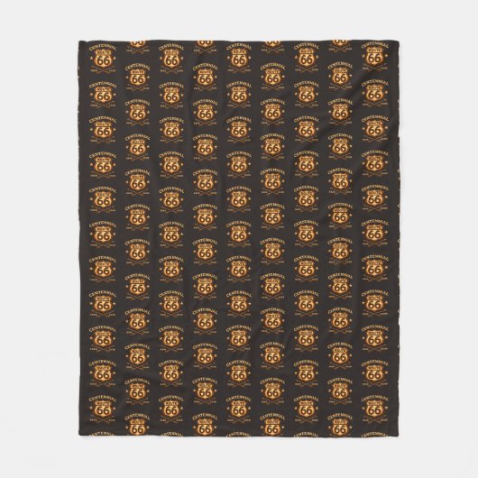 Centennial American Highway Kuscheldecke Fleecedecke (Vorderseite)