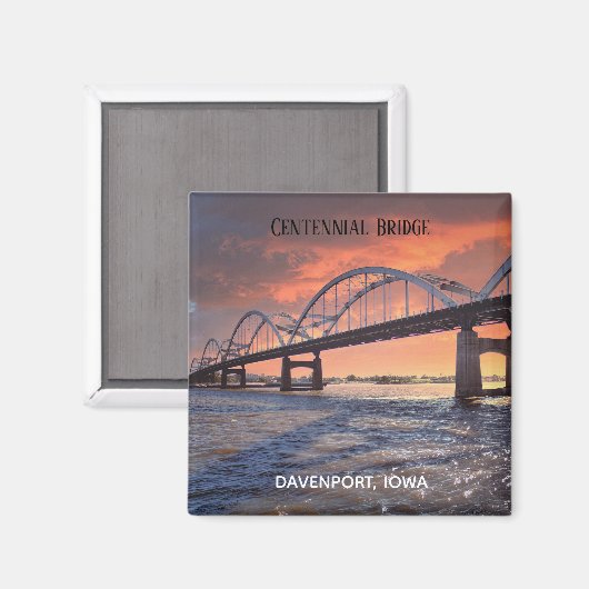 Centennial Bridge Magnet (Vorderseite/Rückseite)