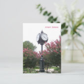 Centennial Clock in Ardmore, Oklahoma Postkarte (Stehend Vorderseite)