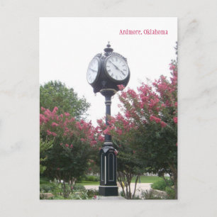 Centennial Clock in Ardmore, Oklahoma Postkarte