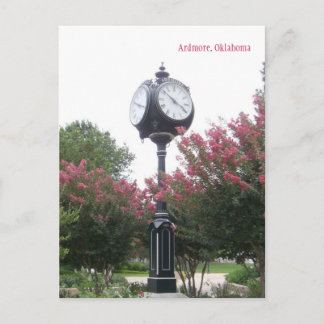 Centennial Clock in Ardmore, Oklahoma Postkarte