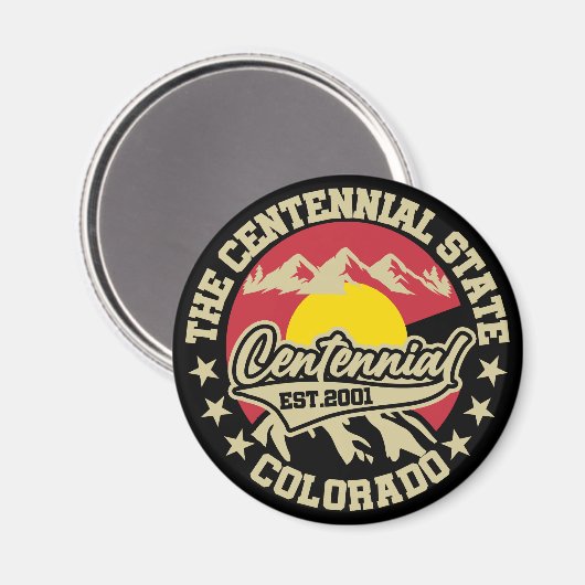 Centennial, Colorado Magnet (Vorderseite/Rückseite)