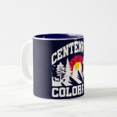 Centennial, Colorado Zweifarbige Tasse (Vorderseite Links)