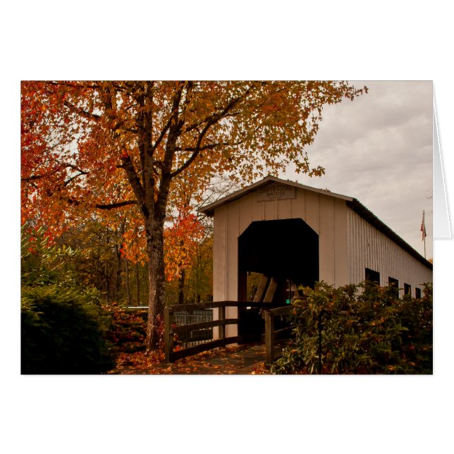 Centennial Covered Bridge, Oregon (Vorderseite (Horizontal))