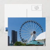 Centennial Ferris Wheel Danke, Postcard Postkarte (Vorne/Hinten)