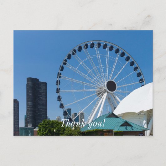 Centennial Ferris Wheel Danke, Postcard Postkarte (Vorderseite)