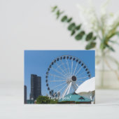 Centennial Ferris Wheel Danke, Postcard Postkarte (Stehend Vorderseite)