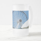 Centennial Ferris Wheel Mattiert Glass Beer Tasse (VorderseiteRechts)