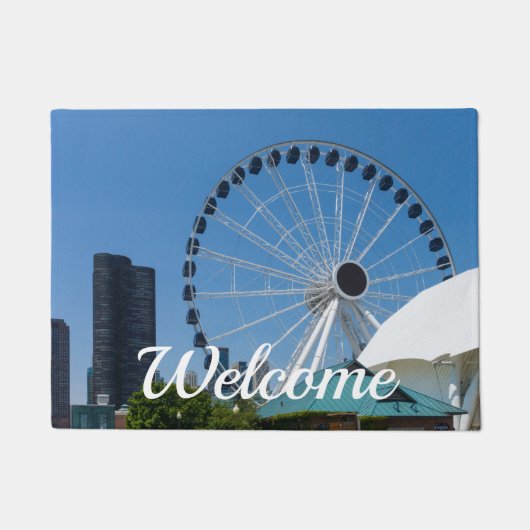 Centennial Ferris Wheel Willkommen Doormat Fußmatte (Vorderseite)