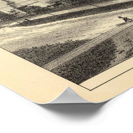 Centennial Hotel, Tecumseh und Neb, Nebraska Poster (Ecke)