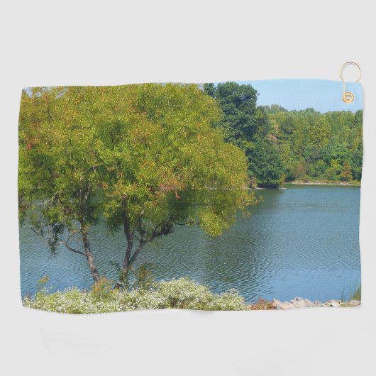 Centennial Lake in Ellicott City Maryland Golfhandtuch (Horizontal)