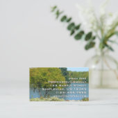 Centennial Lake in Ellicott City Maryland Visitenkarte (Stehend Vorderseite)