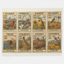 Centennial Mother Road Botanische Briefmarke