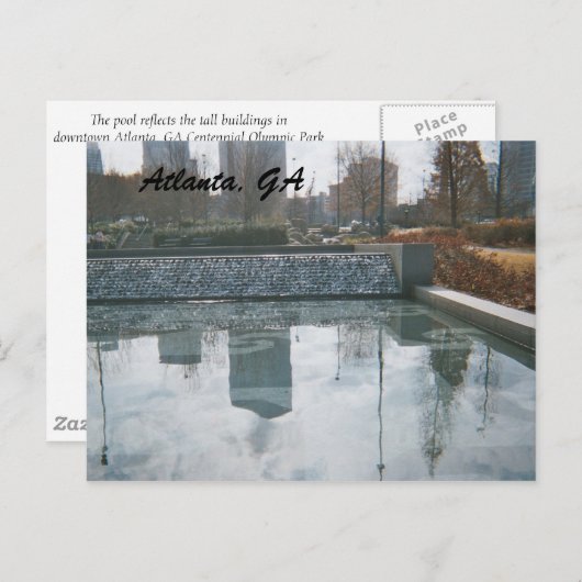 Centennial Olympic Park Postkarte (Vorne/Hinten)