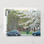 Centennial Park im Frühling Postkarte (Vorne/Hinten)