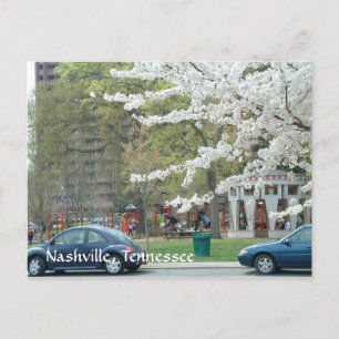 Centennial Park im Frühling Postkarte