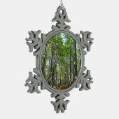 Centennial Wald Path II Ellicott City Maryland Schneeflocken Zinn-Ornament (Links)