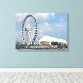 Centennial Wheel under Cloudy Skies Leinwand Art (Insitu (Holzboden))