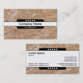 Center Band 5 Spots - Chipboard Visitenkarte (Vorne/Hinten)