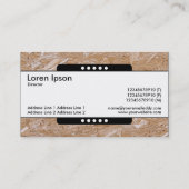 Center Band 5 Spots - Chipboard Visitenkarte (Rückseite)