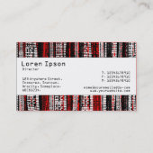 Center Band - Digital Decode - Red Visitenkarte (Rückseite)