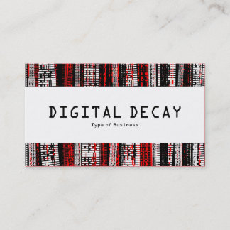 Center Band - Digital Decode - Red Visitenkarte