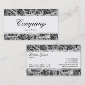 Center Band (edged) - Script - Imaginary Landscape Visitenkarte (Vorne/Hinten)