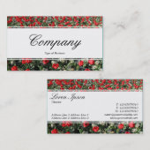 Center Band (eingekeilt) - Script - Red Tulips and Visitenkarte (Vorne/Hinten)