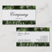 Center Band (eingekeilt) - Script - Woodland Canop Visitenkarte (Vorne/Hinten)