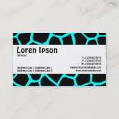 Center Band - GoGiraffe - Cyan Visitenkarte (Rückseite)