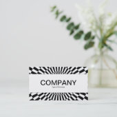 Center Band - Op Art 01 Visitenkarte (Stehend Vorderseite)