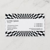 Center Band - Op Art 01 Visitenkarte (Rückseite)