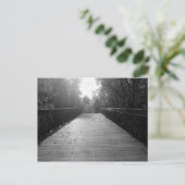 Center Bridge Sequel - Black and White Postkarte (Stehend Vorderseite)