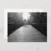 Center Bridge Sequel - Black and White Postkarte (Vorne/Hinten)