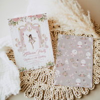 Center Bühne brownette ballerina Geburtstagsparty