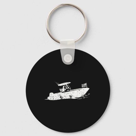 Center Console Boat Schlüsselanhänger (Vorderseite)
