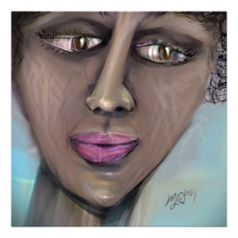 Center Held Modern Feminine Portrait  Fotodruck