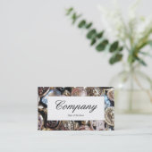 Center Label - Flohmarkt Blende Visitenkarte (Stehend Vorderseite)