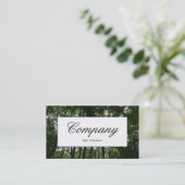 Center Label - Holzkanopie 02 Visitenkarte (Stehend Vorderseite)