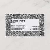Center Label - Komplexes Netzwerk Visitenkarte (Rückseite)