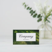 Center Label - Shadows Visitenkarte (Stehend Vorderseite)