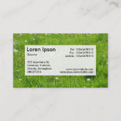 Center Label v3 - Dandelion Meadow 02 Visitenkarte (Rückseite)