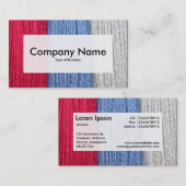 Center Label v3 - Darning Thread Visitenkarte (Vorne/Hinten)